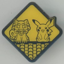 Pokémon Local Pins Badge Bins Shisa Okinawa Limited 2.5cm Collectible