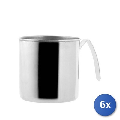 6x Simplex Small Saucepan Stainless Steel 18/c Cm 10