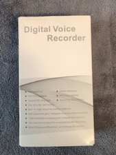 Digital Voice recorder VRN28 Silver Tested Open Box