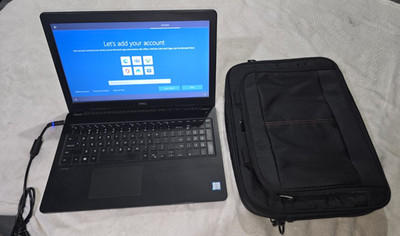 Dell Latitude 3580 Laptop Computer Model P79G BLACK with Storage Carrying Case