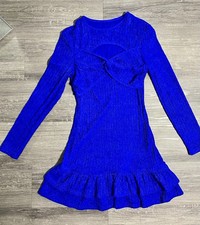 Blue Minidress, Size Medium