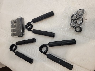 New YZL Sports Hand Grip Strength Trainer Set 50lb, 100lb, 150lb Plus Fingers