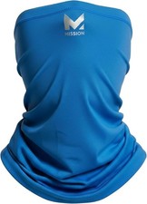 MISSION Cooling Multi-Use Neck Gaiter Face Mask, UPF 50, Breathable Lightweight