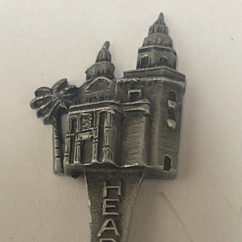 Hearst Castle Pewter Vintage Souvenir Spoon Collectible