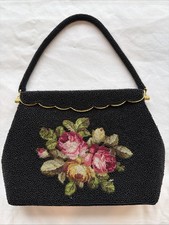 Vintage Beaded And Needlework Purse