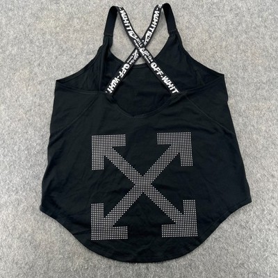 Nike x Off White Womens Tank Top Black ''Logo'' Size L
