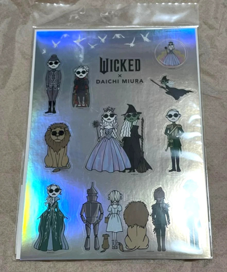 Wicked For Good DAICHI MIURA Aurora Sticker set Movie Hankyu