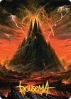 Mount Doom Art Card (Gold-Stamped Signature) [The Hobbit Art Series] Near Mint