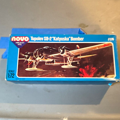 Novo Tupolev SB-2 Katyuska Bomber 1:72 Plastic Airplane Kit F176