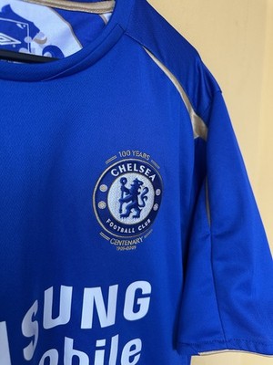 Maillot de football domicile Chelsea 100e centenaire 2005 2006 Umbro