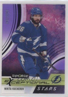 2021 Upper Deck Synergy Exceptional Stars Purple /199 Nikita Kucherov #ES-KU b8c