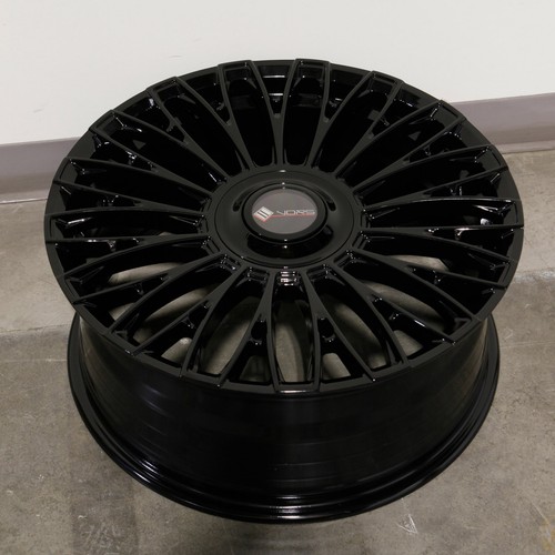 20x8.5 Black Wheels Vors LT95 5x108 35 (Set of 4) 73.1 - Picture 5 of 7