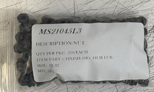 MS21045L3  28FH-1032  Bags Of 250/EACH $0.60/Ea Nut Self-Locking Hex