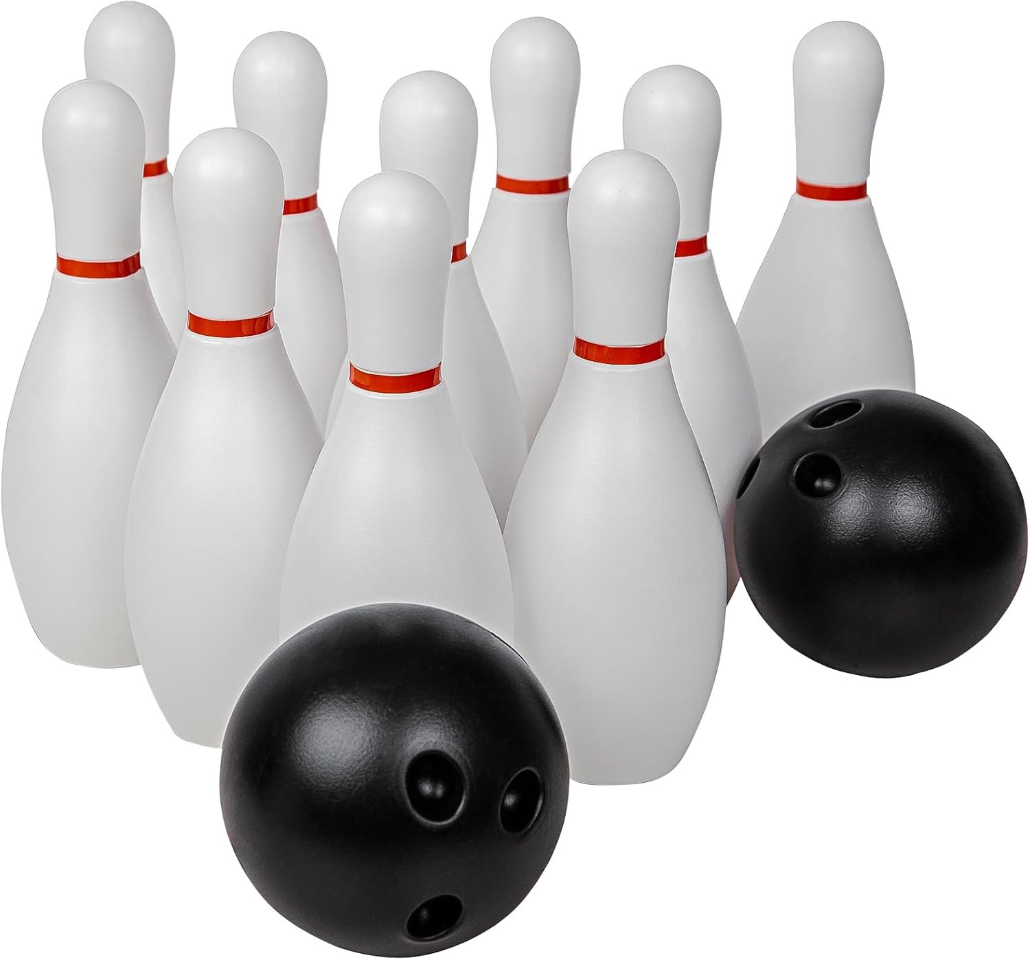 Indoor Bowling Set (10 Pins+2 Balls) - Perfect for Home Entertainment,Kids' Play