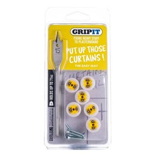 GRIPIT Grip It Ultimate Plasterboard Fixings Yellow Red Brown Blue Upto 113kg