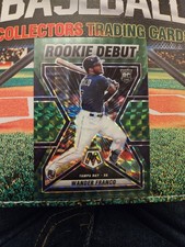 2022 Panini Mosaic - Rookie Debut Wander Franco #RD-6 Green Mosaic Prizm (RC)