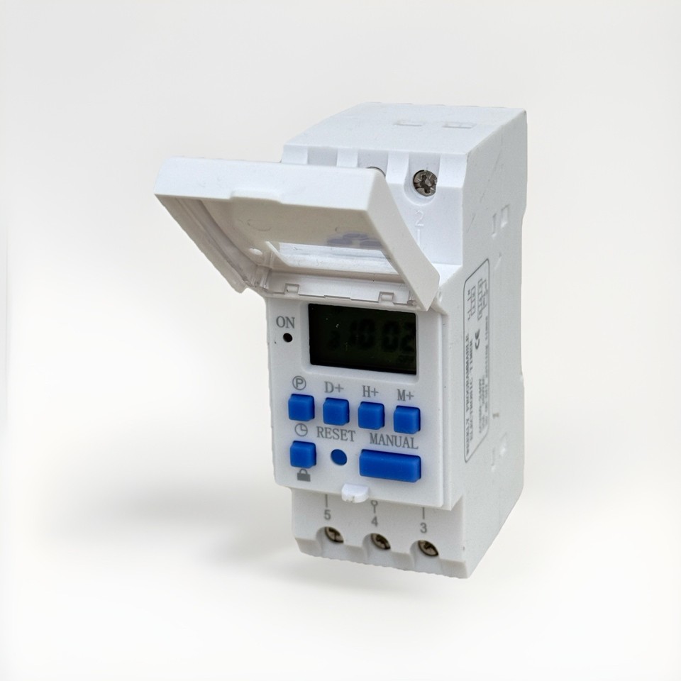Digital LCD Programmable Weekly Timer 220V 30A Time Relay Switch Din ...