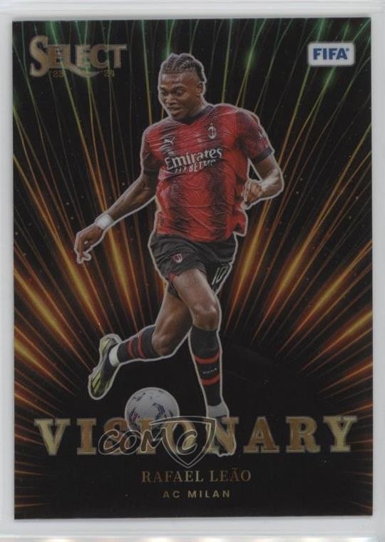 2023-24 Panini Select FIFA Visionary Rafael Leao #8 00ws