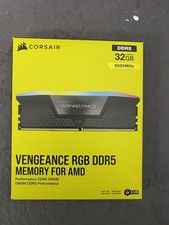 CORSAIR Vengeance RGB 32GB (2 x 16GB) DDR5 6400MT/s CL32 C32 White Memory Ram