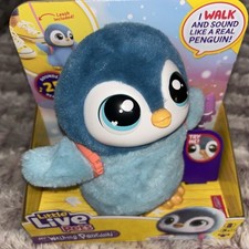 Little Live Pets Walking Penguin My Pet Waddles, Interactive Plush Penguin