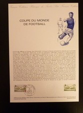France Museum Postal FDC 15-82 World Cup Football 1,80F Paris 1982