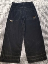 JNCO Jeans Black Twin Cannon Cords 34w HTF Vintage Rare 90s