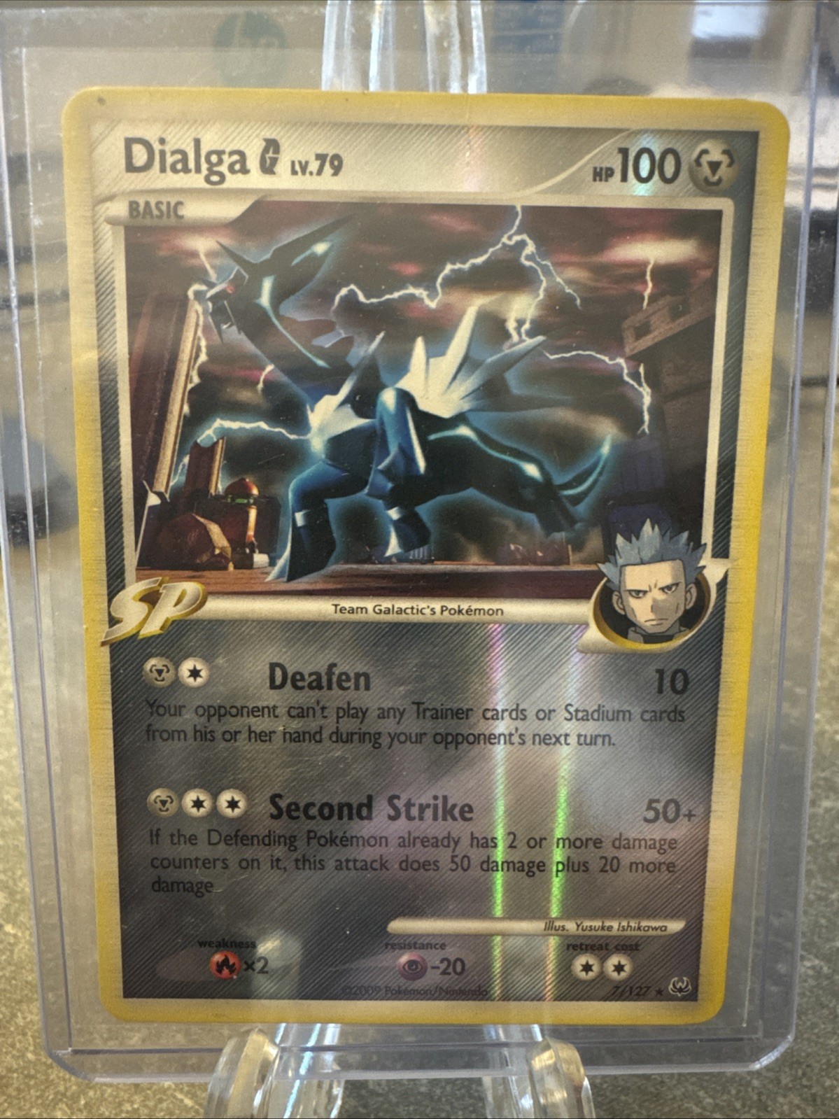 Dialga G 7/127 Reverse Holo - Pokemon TCG - 2009 Pokemon Platinum NM/LP