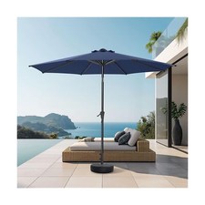 9ft Outdoor Patio Umbrella - Market Table Pool Deck Umbrella UPF50 UV Protec...