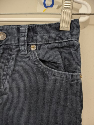 Polo Ralph Lauren Boys 6 Blue Corduroy Straight 100% Casual Walk Uniform Solid - Picture 5 of 19