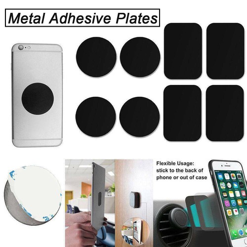 4*Magnetic Car Auto Phone Holder Replacement Mobile Metal Plate Disc Phone Mount - 第 6/13 張圖片