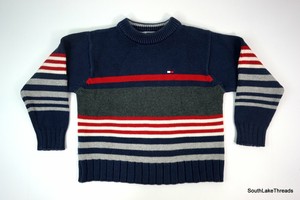 tommy hilfiger striped cardigan