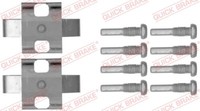 Quick Brake 109-1802 ZubehöRset, Scheibenbremsbelag FüR Bmw,Mini