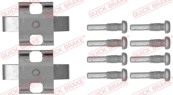 Quick Brake 109-1802 ZubehöRset, Scheibenbremsbelag FüR Bmw,Mini-image
