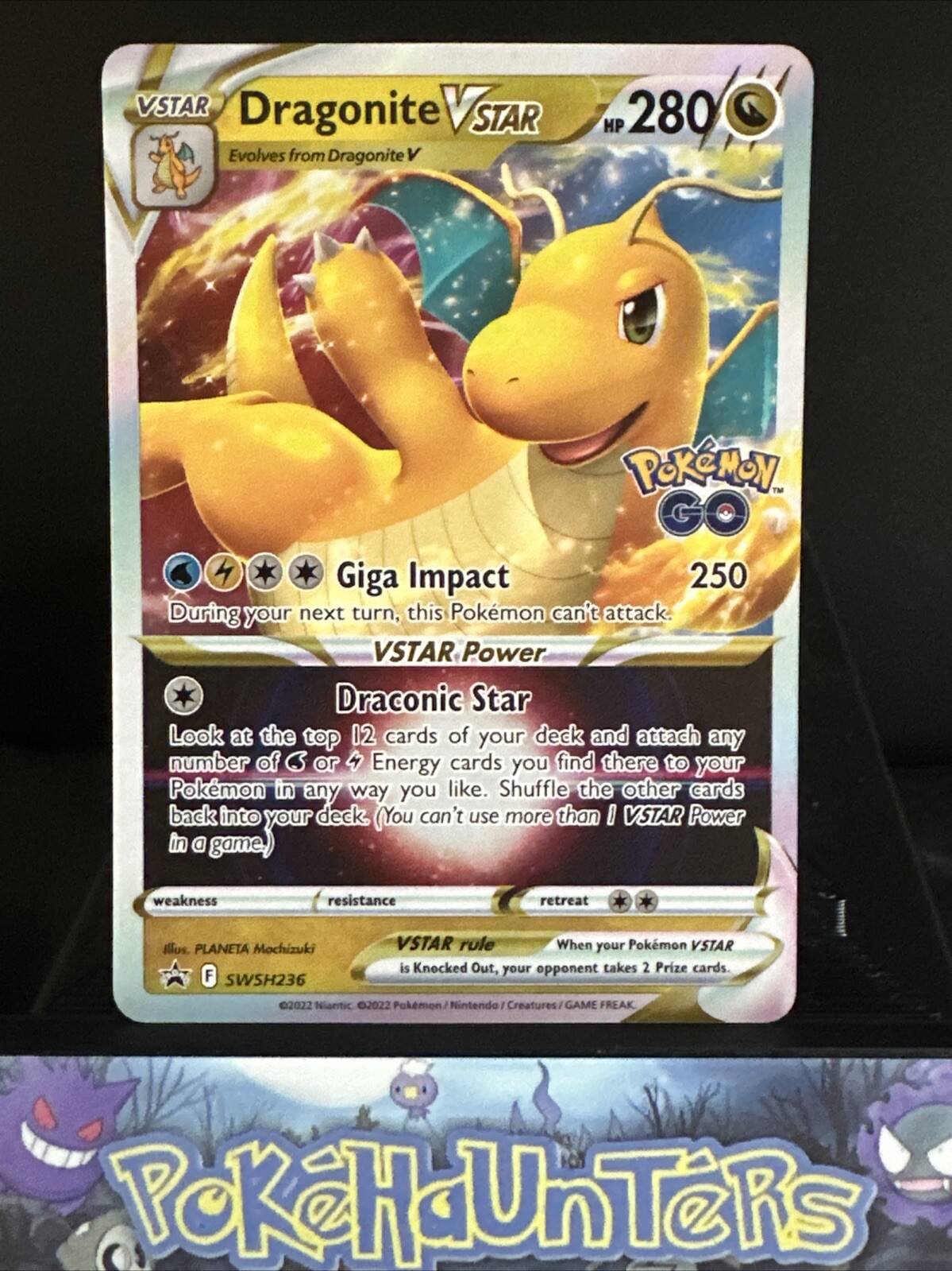 Pokemon Card Dragonite VSTAR SWSH236 Promo Black Star NM