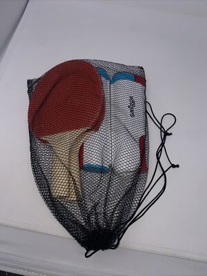Smiggle Tischtennis Set tragbares Tischtennis einziehbares Netz & 2 Schläger