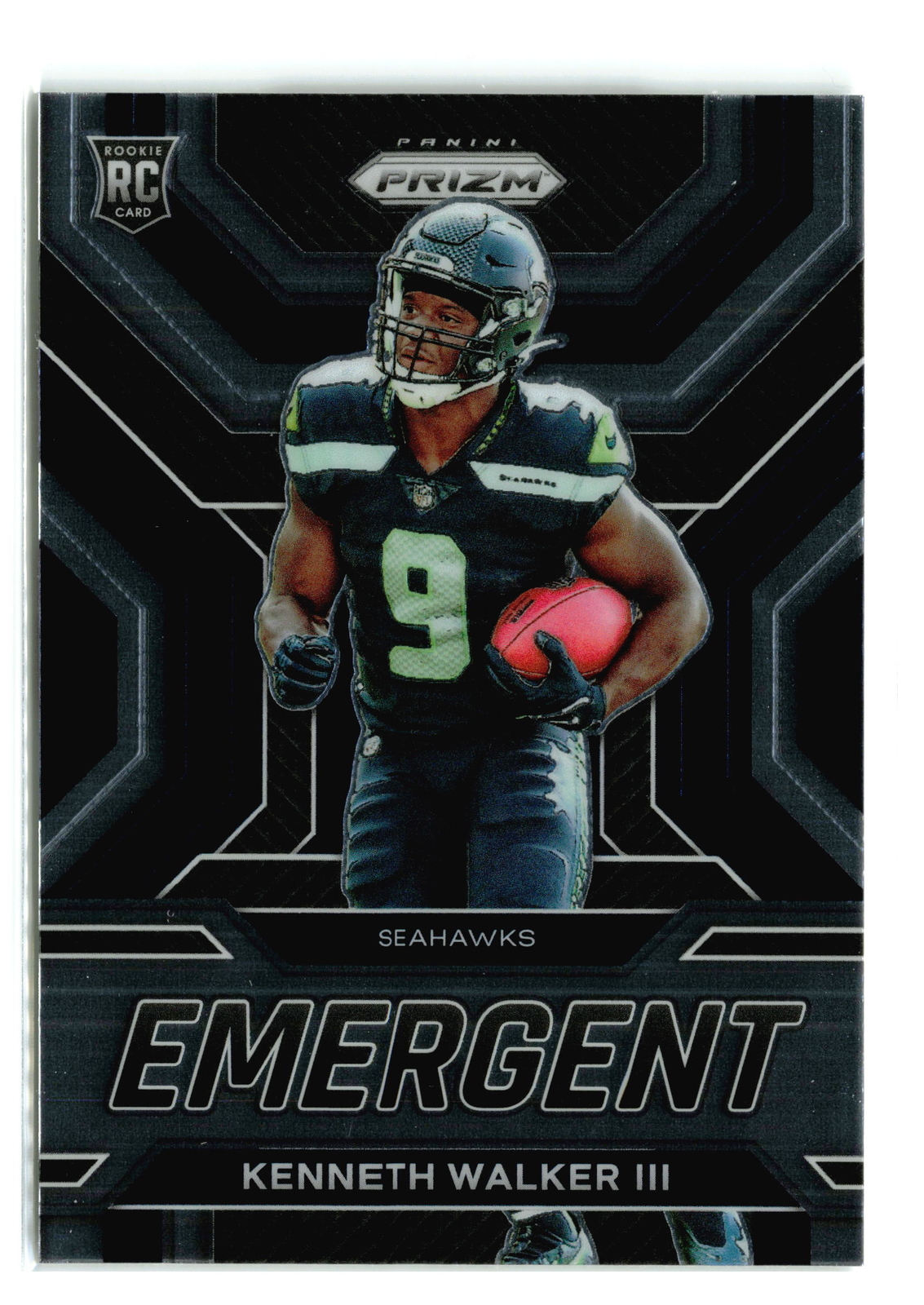 KENNETH WALKER III #E-12 2022 PANINI PRIZM SEAHAWKS EMERGENT RC
