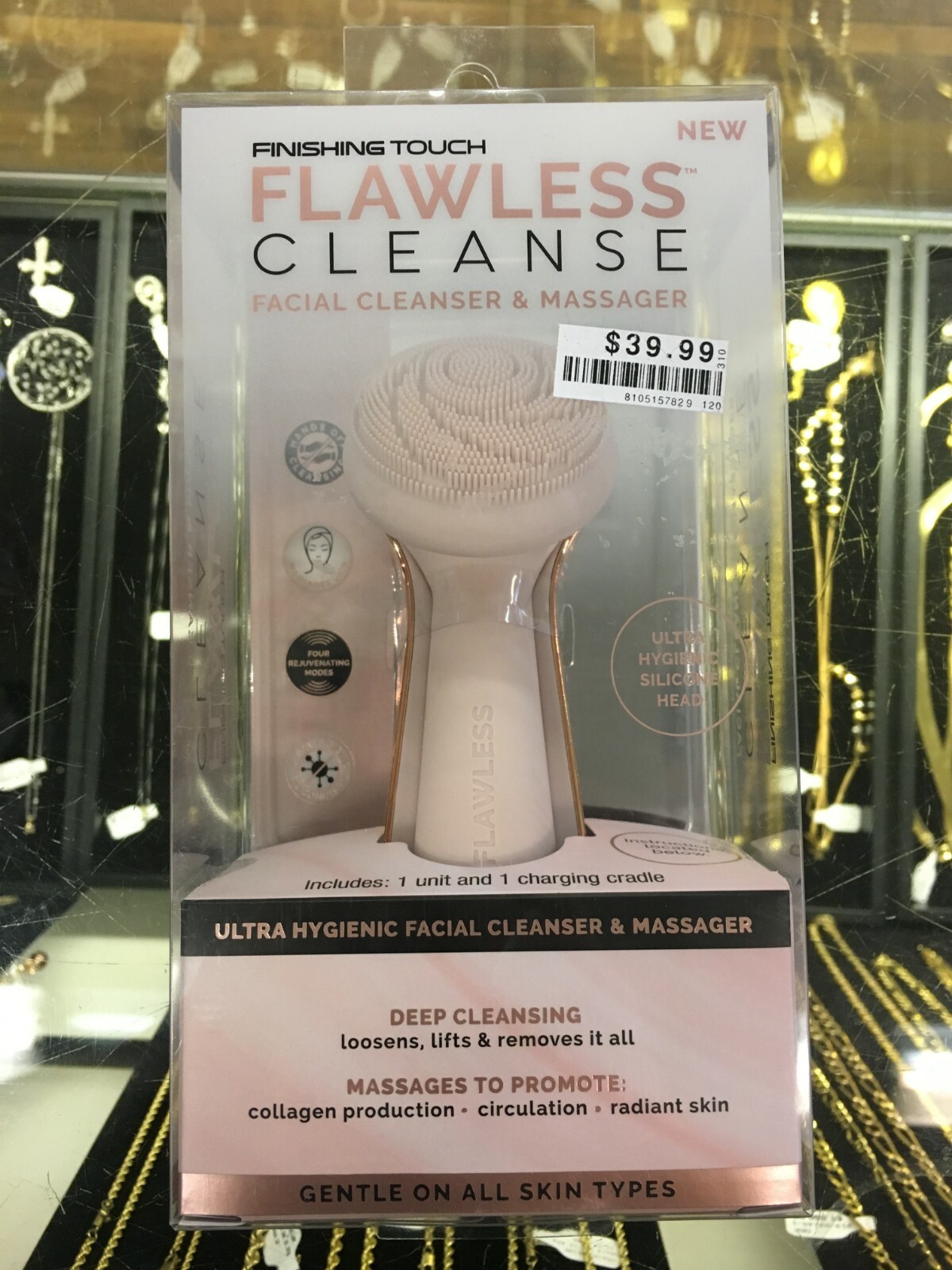 Finishing Touch Flawless Cleanse Facial Cleanser And Massager