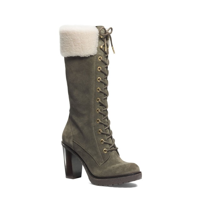 michael kors boots olive