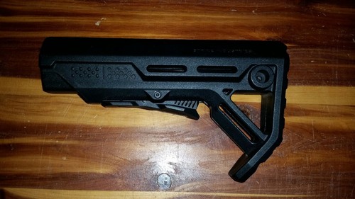 strike industries viper mod-1 black stock mil-spec qd mount