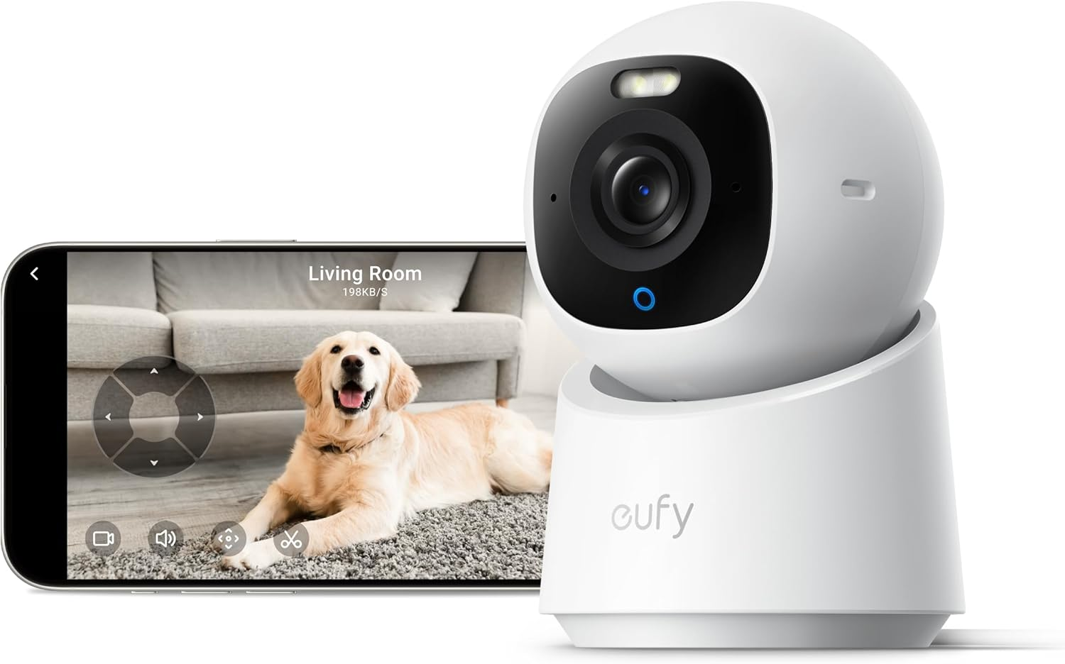 Eufy Indoor Cam E30, Latest Generation, 4K UHD Security Camera, Pet/Dog/Baby Cam