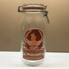 Le Parfait Super France The Arizona Pistachio Company Glass Jar With Sealed Lid