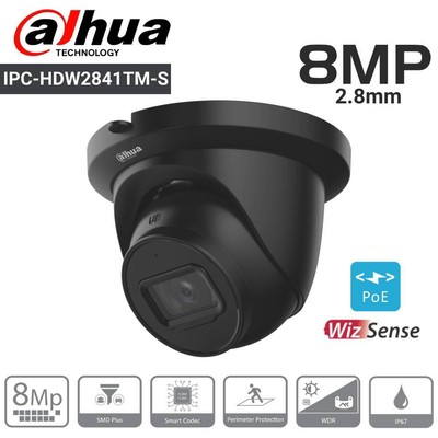 Dahua IPC-HDW2841TM-S 8MP 4K IP Camera WizSense MIC SMD Plus Security Home