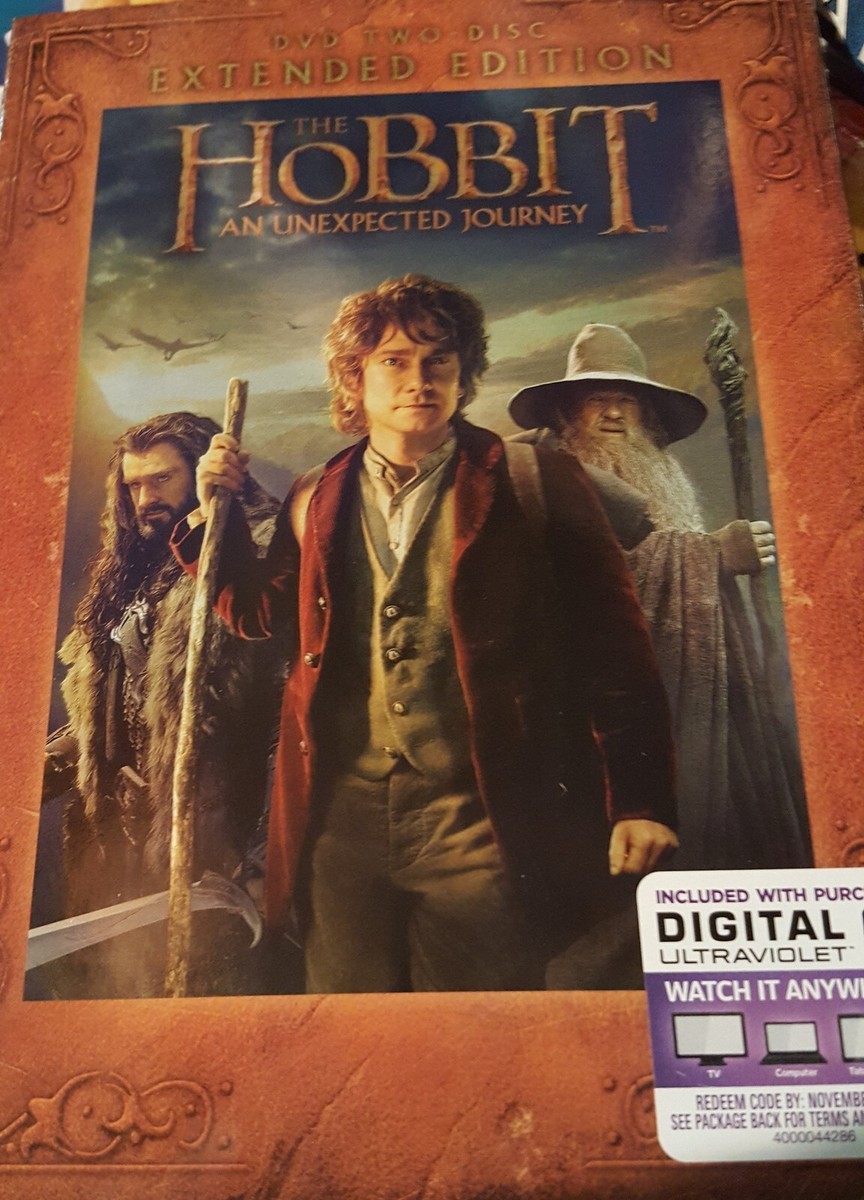 The Hobbit: An Unexpected Journey (DVD, 2014, 2-Disc Set, Extended