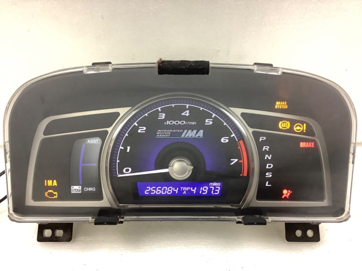 2006 Civic HYBRID MX Instrument Cluster Speedo Tacho Meter