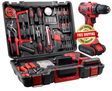 Herramientas Con 21V Taladro Inalambrico Caja Llaves Mecanicas Kit De 112 Piezas