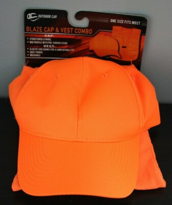 NEW Outdoor Cap Blaze Orange Hat \u0026 Vest 