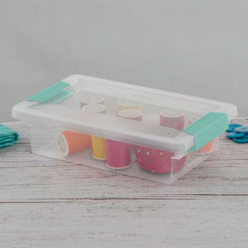 Sterilite Clip Box, Stackable Small Storage Bin with Latching Lid - Picture 46 of 48