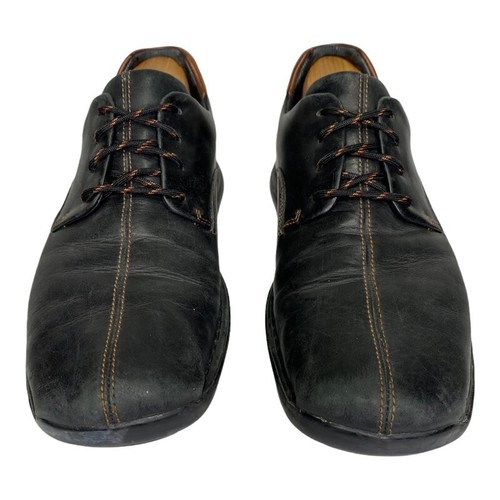 Cole Haan Mens Zeno Lace Up Leather Split Toe Oxford Shoes Navy Blue Size 9 M - Picture 6 of 11