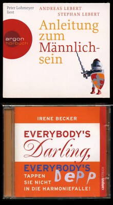 LEBERT ANLEITUNG ZUM MÄNNLICHSEIN 3-CD P. LOHMEYER DARLING & DEPP ARGON NEUWTG. 