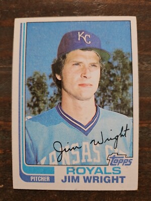 1982 Topps Baseball #362 Jim Wright Kansas City Royals